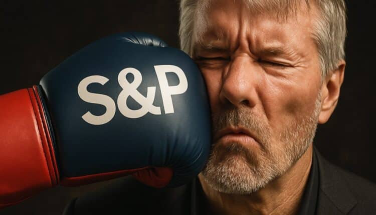 Potężny policzek dla branży krypto. S&P 500 nie chce Strategy i Michaela Saylora