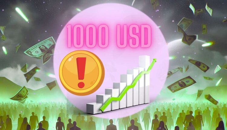 Kolejny altcoin na drodze po czterocyfrowy wynik. „1000 dolarów to nie mem”