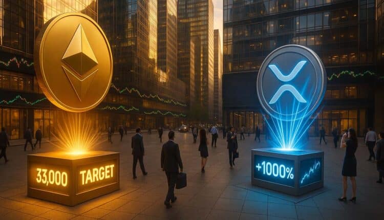 Analityk przewiduje wzrost XRP o 1000%, jeśli Ethereum osiągnie 33 000 USD