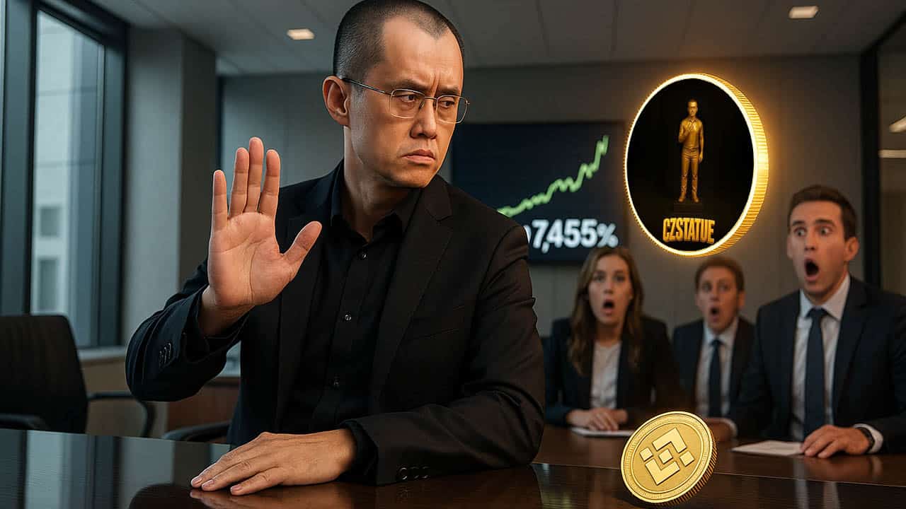 Cena memecoina BNB CZSTATUE rośnie o 7455% pomimo zalecenia CZ o treści „Nie kupuj”
