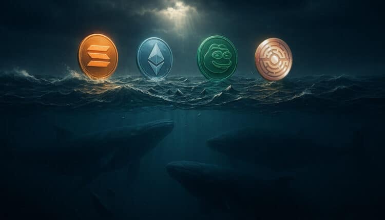 Dane z łańcucha ujawniają, które altcoin wieloryby kupują po największym krachu kryptowalut