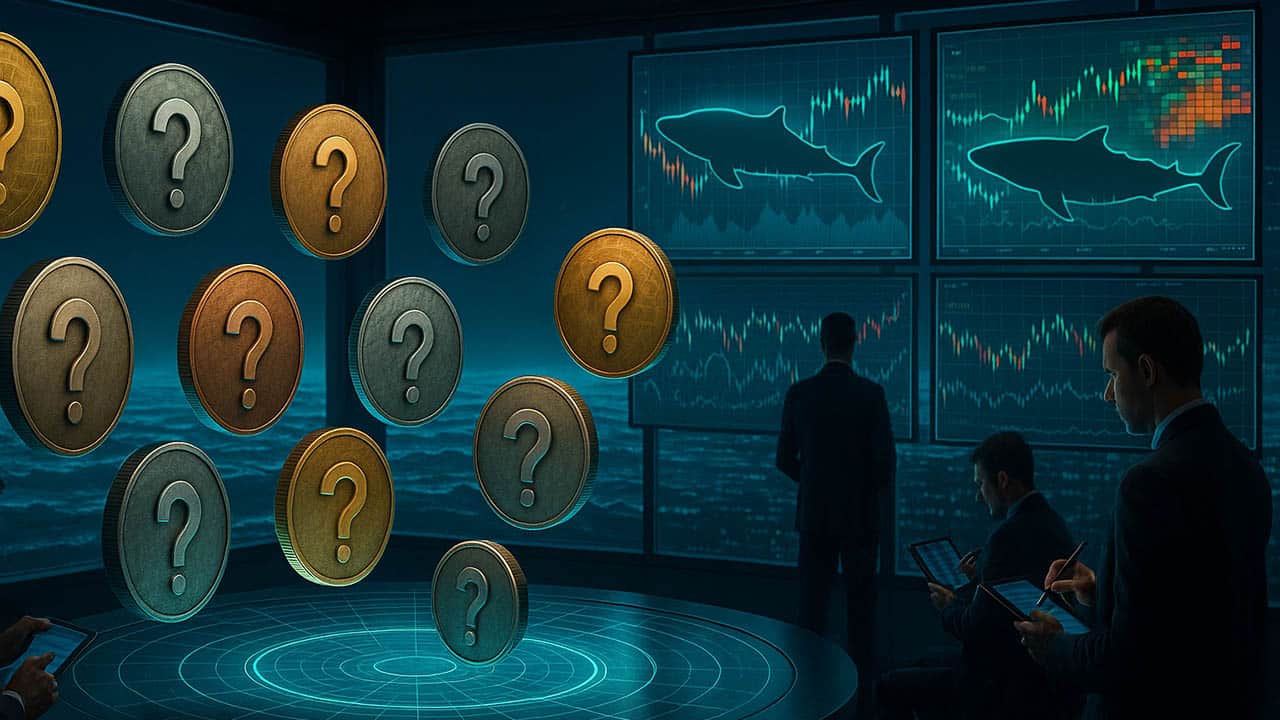 Dziesięć altcoinów, które śledzą wieloryby. Możliwe gwałtowne wahania cen