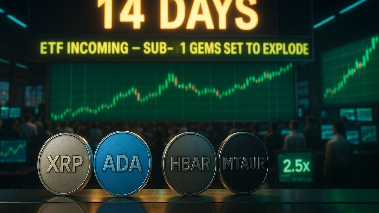 ETF-y XRP mogą być dostępne za 14 dni. Obiecując kryptowaluty poniżej 1 USD do kupienia przed zatwierdzeniem