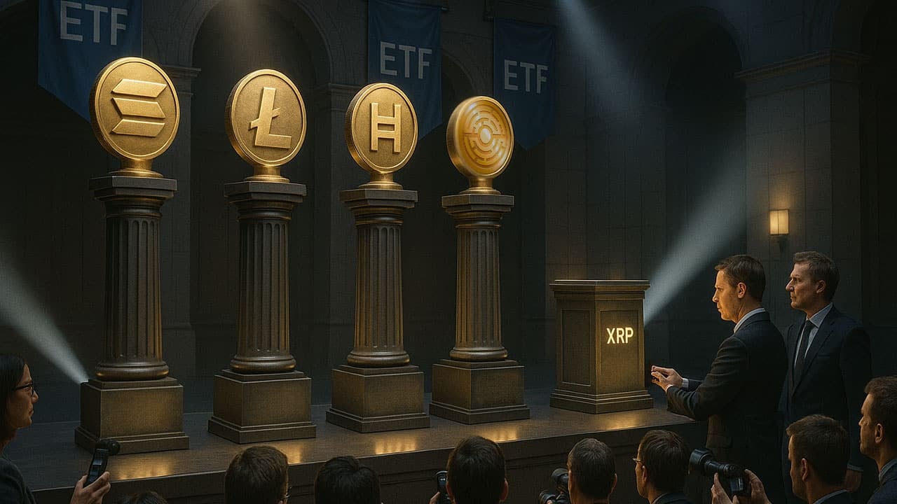 Fundusze ETF na kryptowaluty Solana (SOL), Litecoin (LTC), Hedera (HBAR) właśnie ruszają. Co dalej z funduszami ETF na XRP?