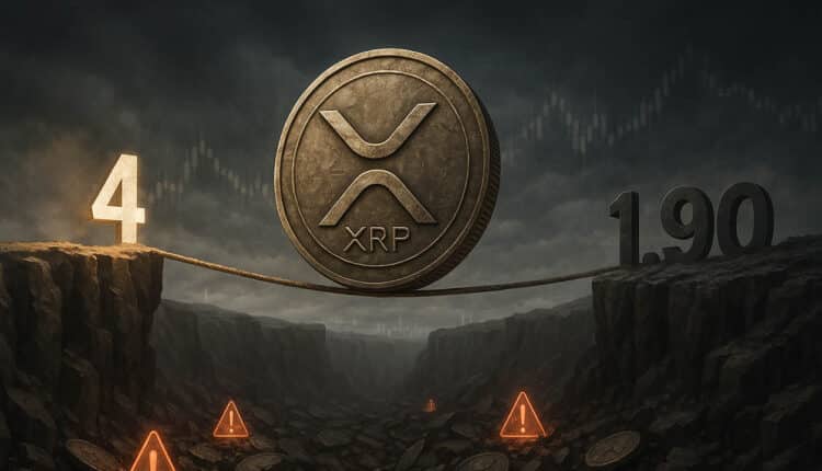 Ostrzeżenie dla posiadaczy XRP. Możliwy skok do 4 USD, ale kolejnym krokiem jest gwałtowny spadek do 1,90 USD