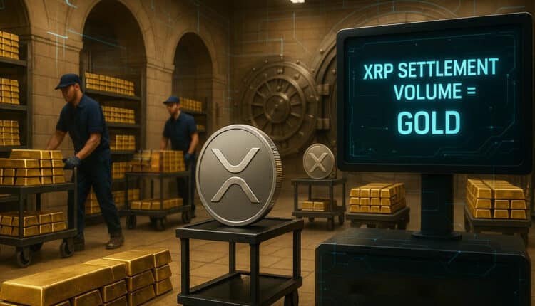 Oto cena XRP, jeśli będzie odpowiadała dziennemu wolumenowi rozliczeniowemu złota