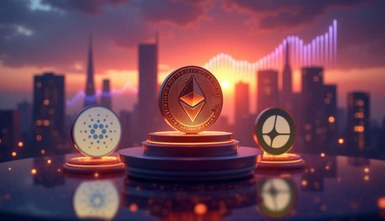 Trzy najlepsze altcoiny do kupienia przed rajdem w IV kw. 2025 r. Ethereum, ADA, ASTER i kryptowalutowy klejnot poniżej 1 USDT