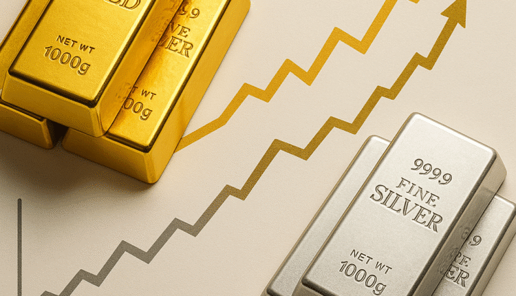 Złoto bije kolejne historyczne rekordy, srebro lśni jeszcze bardziej! 