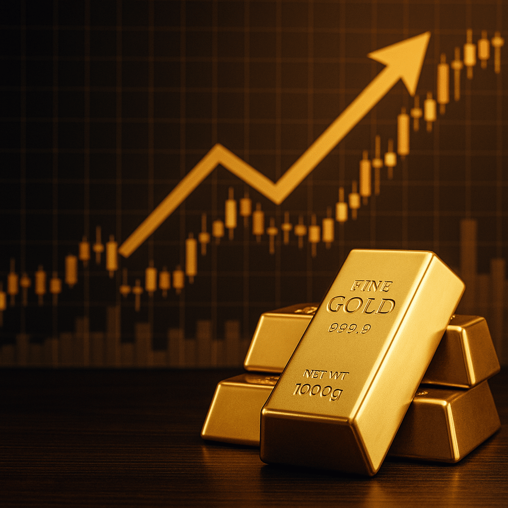 Złoto na koniec miesiąca powraca na adekwatne tory