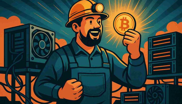 Samotny górnik wygrywa „Bitcoinową loterię” i zarabia 347 455 dolarów