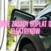 auto elektryczne podczas ładowania