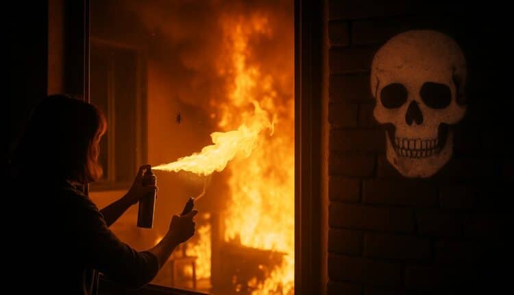 Chciała spalić karalucha, spaliła pół bloku i sąsiadkę. Tragiczny finał bezmyślnej akcji