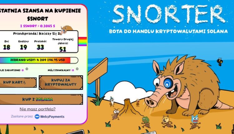 Pump.fun z mocnym odbiciem, Snorter Bot Token na finiszu przedsprzedaży