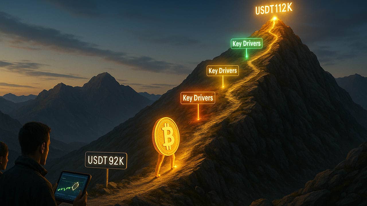 Bitcoin ma szansę na powrót do poziomu 112 tys. dolarów po odbiciu do 92 tys. dolarów. Oto cztery kluczowe czynniki, na które warto zwrócić uwagę.