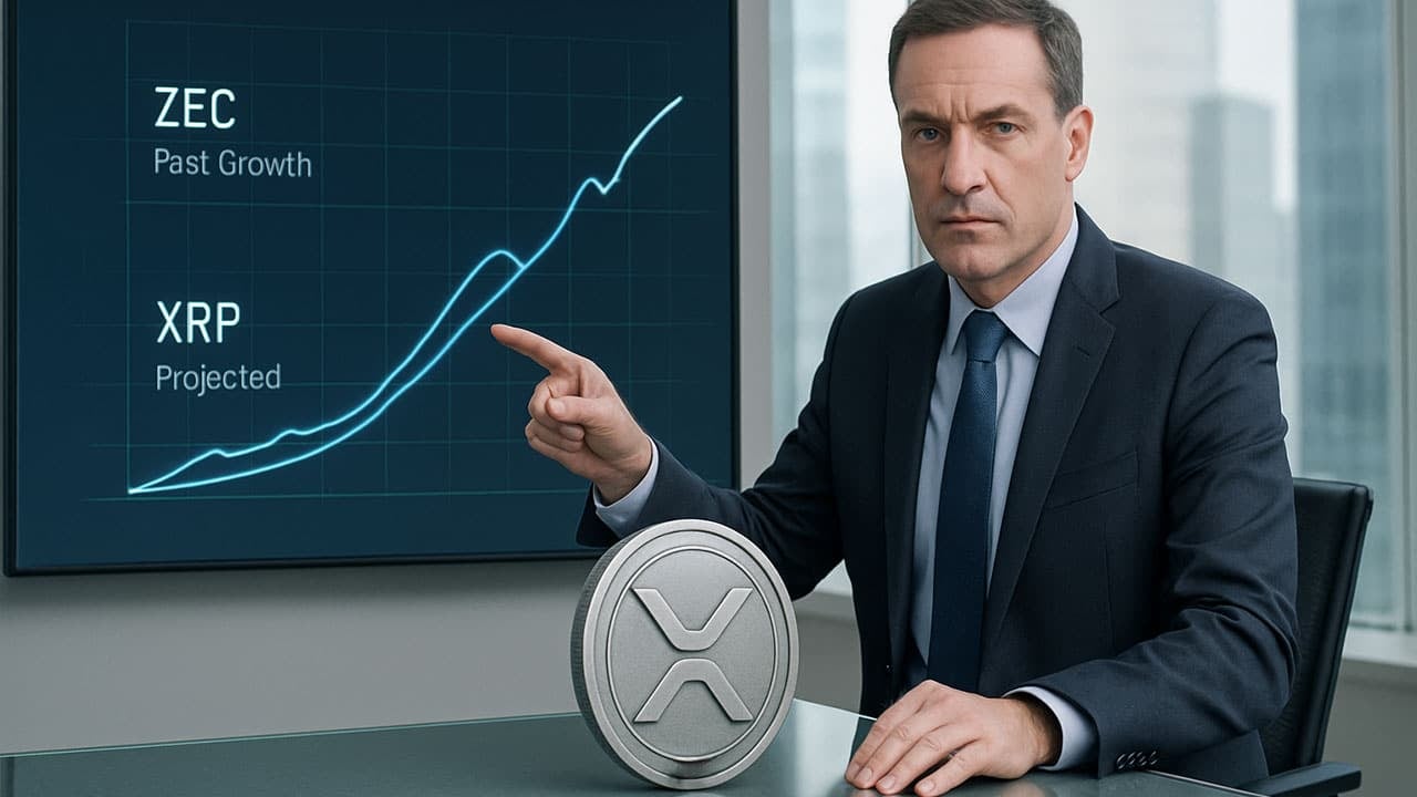 Ekonomista twierdzi, iż XRP może powtórzyć wzrost Zcash (ZEC) o 1800%. Wskazuje możliwą cenę na poziomie 8–10 USD
