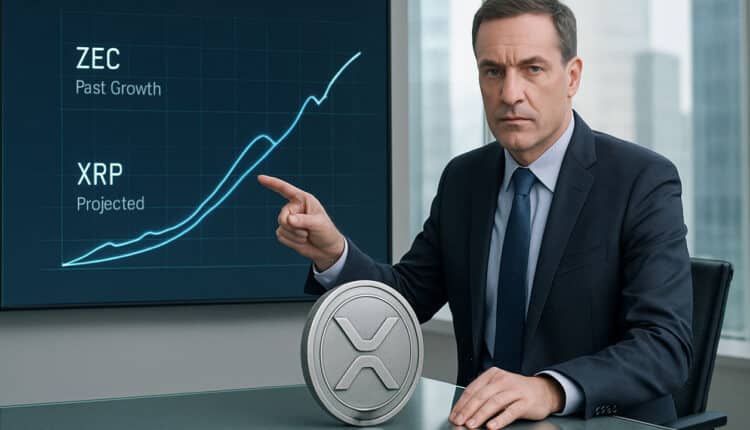Ekonomista twierdzi, że XRP może powtórzyć wzrost Zcash (ZEC) o 1800%. Wskazuje możliwą cenę na poziomie 8–10 USD