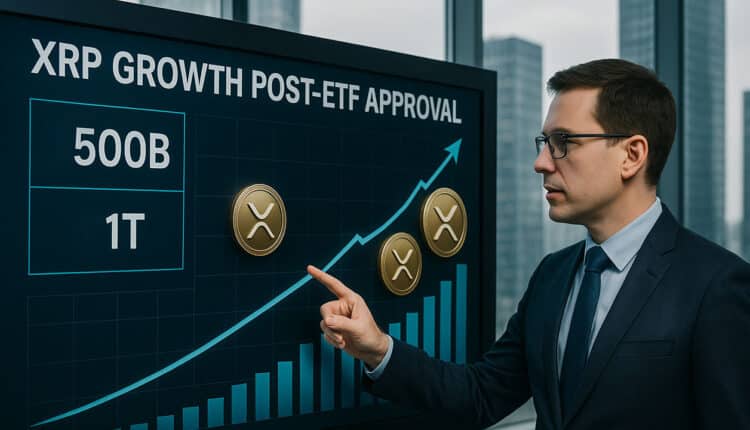 Ekspert finansowy prognozuje cenę XRP po debiucie nowych ETF-ów. Wzrost może wynieść od 500 mld do 1 bln dolarów