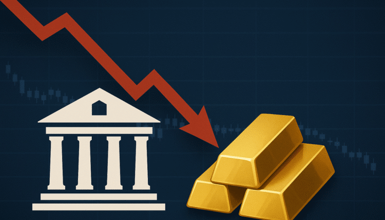 Fed zmienia zdanie, a złoto pikuje w dół. Co banki centralne wiedzą, czego nie mówią inwestorom?