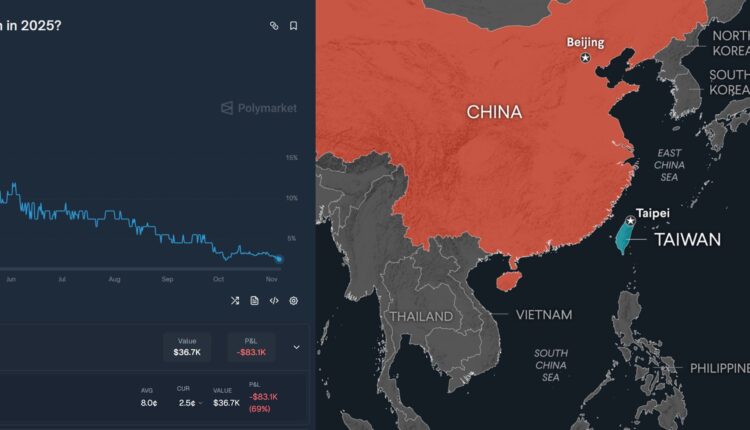 Czy Chiny zaatakują wkrótce Tajwan i rozpętają chaos na rynkach? Tajemniczy wieloryb obstawia że tak