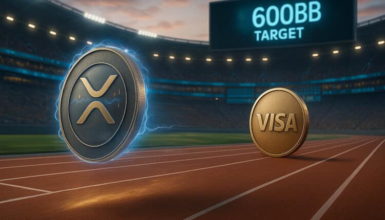 Oto jak wysoko może wzrosnąć XRP, jeśli przekroczy wartość rynkową Visa, która wynosi 600 mld dolarów