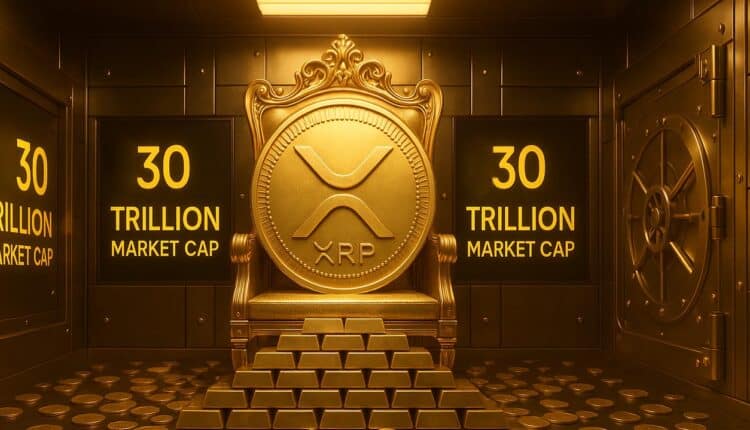 Oto możliwa cena XRP, jeśli osiągnie kapitalizację na poziomie złota, czyli około 30 bilionów dolarów