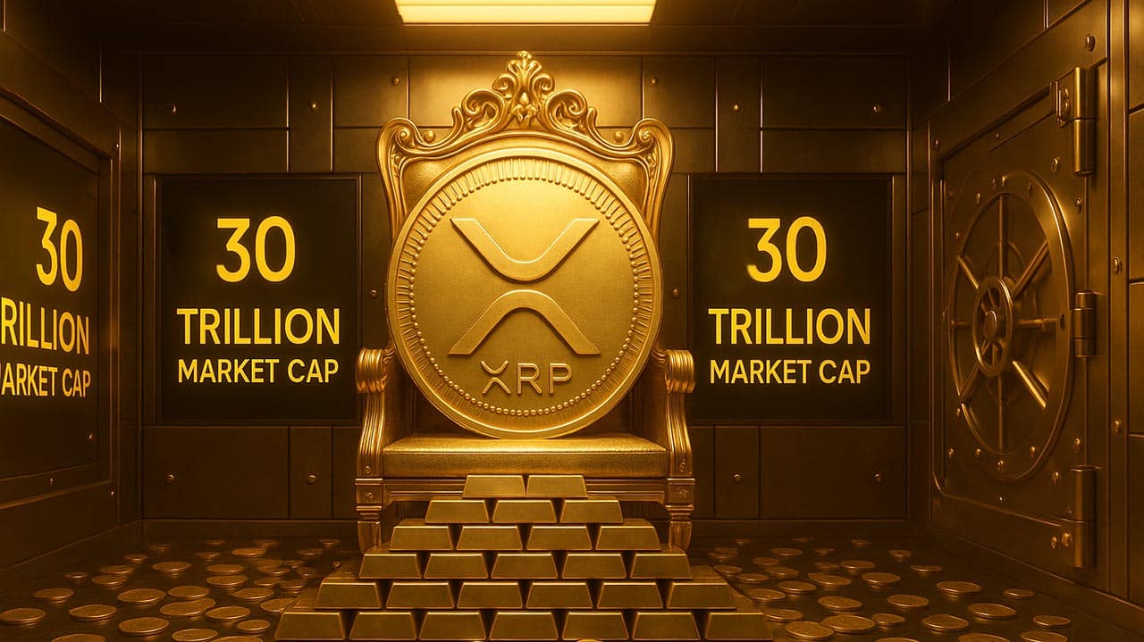 Oto możliwa cena XRP, jeżeli osiągnie kapitalizację na poziomie złota, czyli około 30 bilionów dolarów