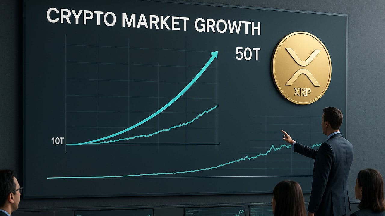 Oto możliwa cena XRP, jeżeli rynek kryptowalut osiągnie poziom 10 bilionów dolarów i 50 bilionów dolarów
