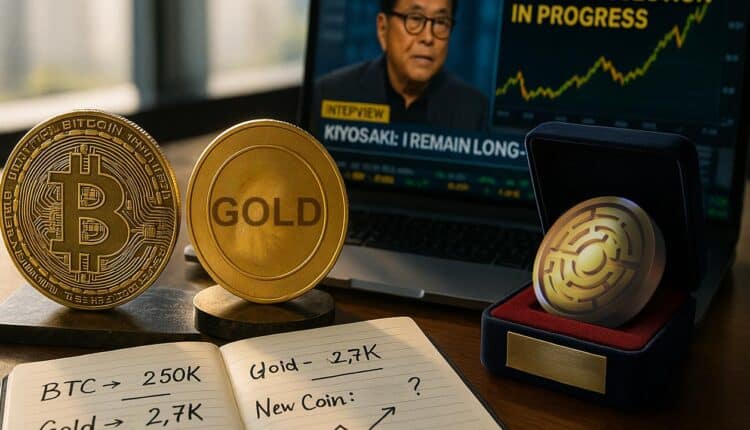 Powrót hossy na Bitcoinie Kiyosaki celuje w BTC za 250 tys. dolarów i złoto za 27 tys. dolarów. Jedna nowa moneta może zamienić 100 dolarów w 9000 dolarów.