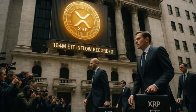Prognoza ceny XRP w związku z odnotowywaniem przez ETF-y nowych napływów o wartości 164 mln USD