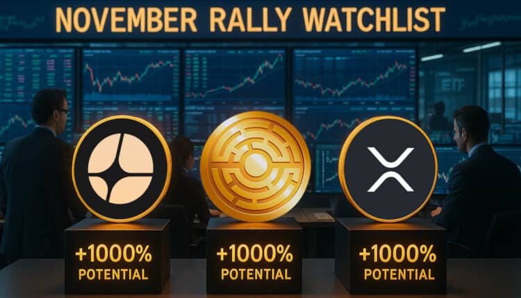 Trzy obiecujące monety, które wciąż mogą wzrosnąć o 1000% w listopadzie
