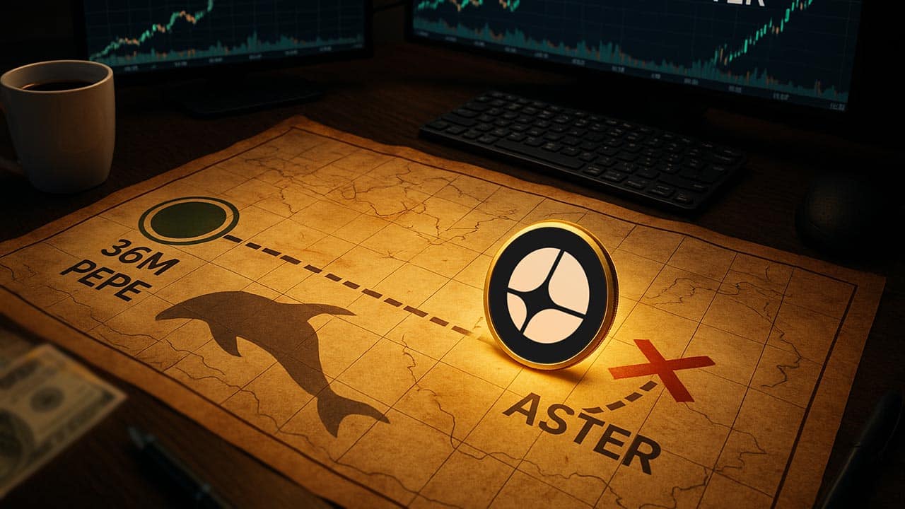 Wieloryb, który zarobił 36 mln dolarów na PEPE, przez cały czas kupuje token ASTER od BNB