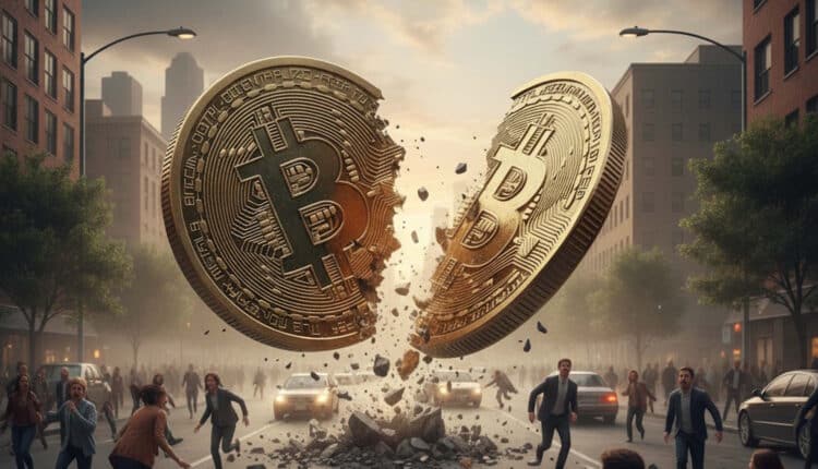 Bitcoin runął – eksperci ostrzegają przed falą nowej bessy!