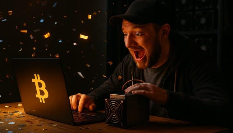 Samotny górnik BTC zgarnął fortunę! Prawdopodobieństwo bliskie zeru, a jednak wciąż się da