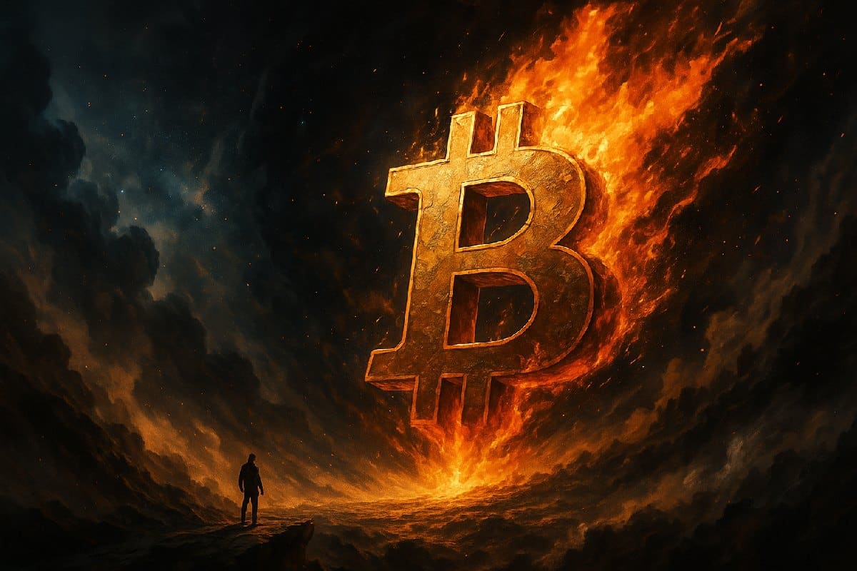 burning bitcoin btc