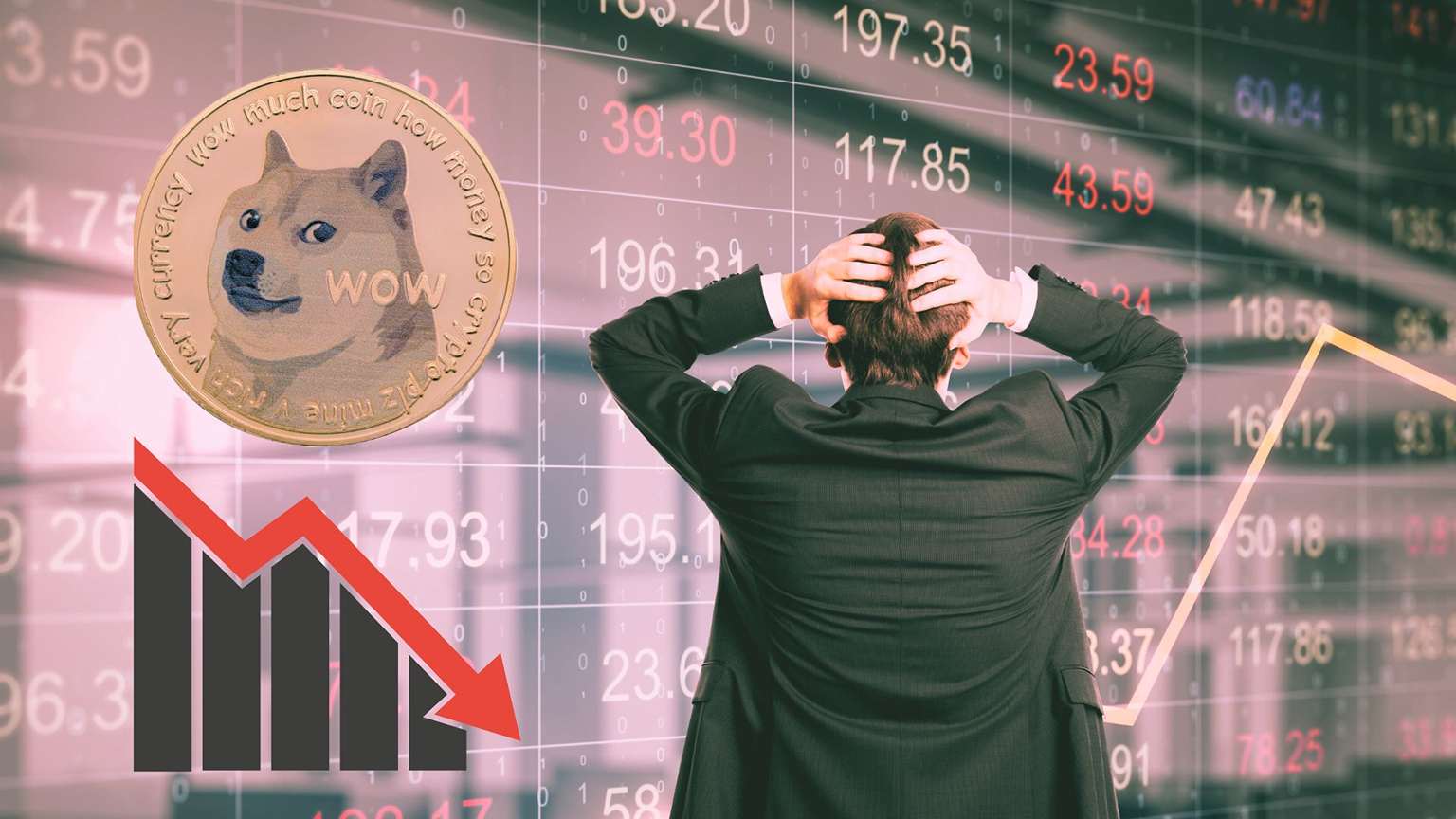 Dogecoin notuje słabe wyniki. Giełda w panice.