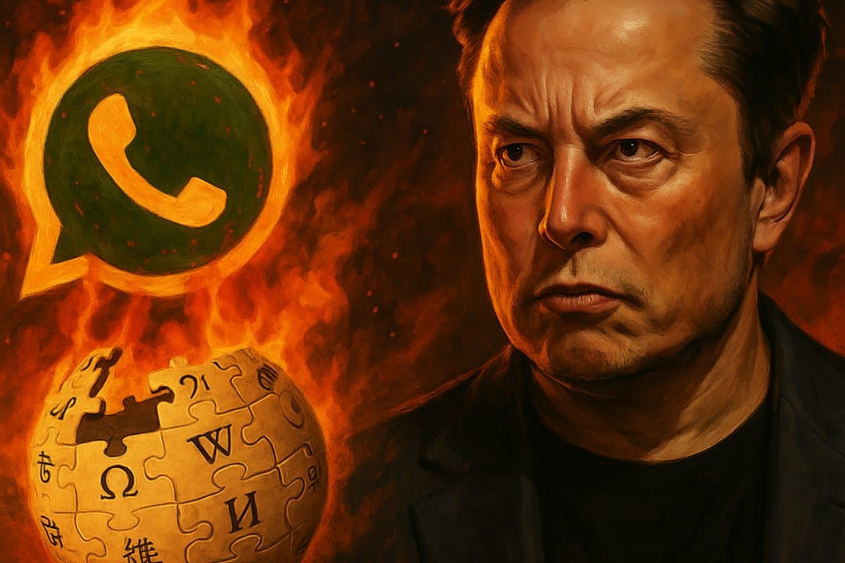 Elon Musk atakuje WhatsAppa i Wikipedię! X Chat i Grokipedia mają „oczyścić internet z propagandy””