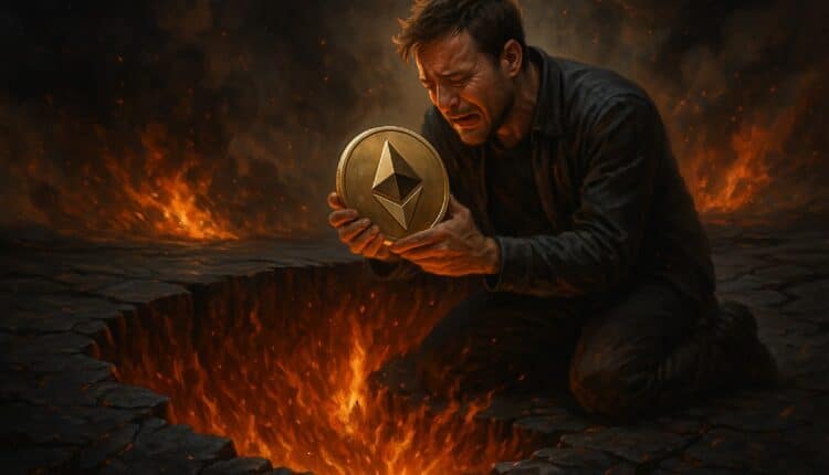 Stracił ponad 2 miliony dolarów w pięć dni! Wieloryb Ethereum próbował złapać dno, ale… dno miało jeszcze dno