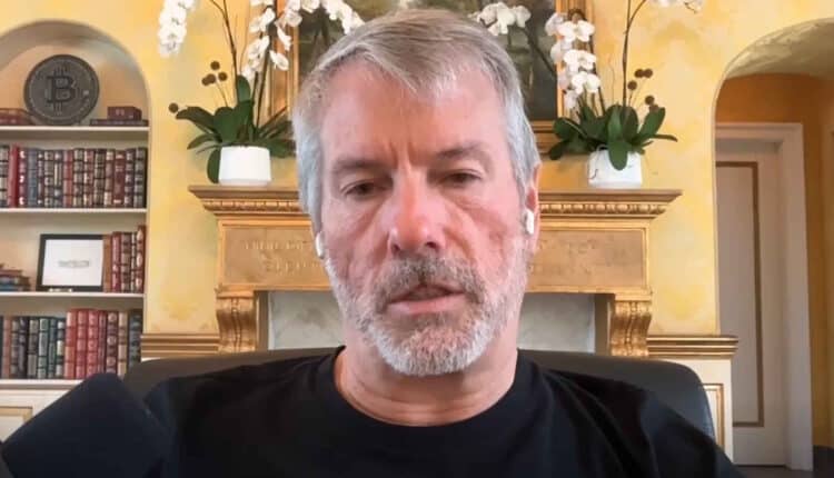 Michael Saylor udzielający wywiadu