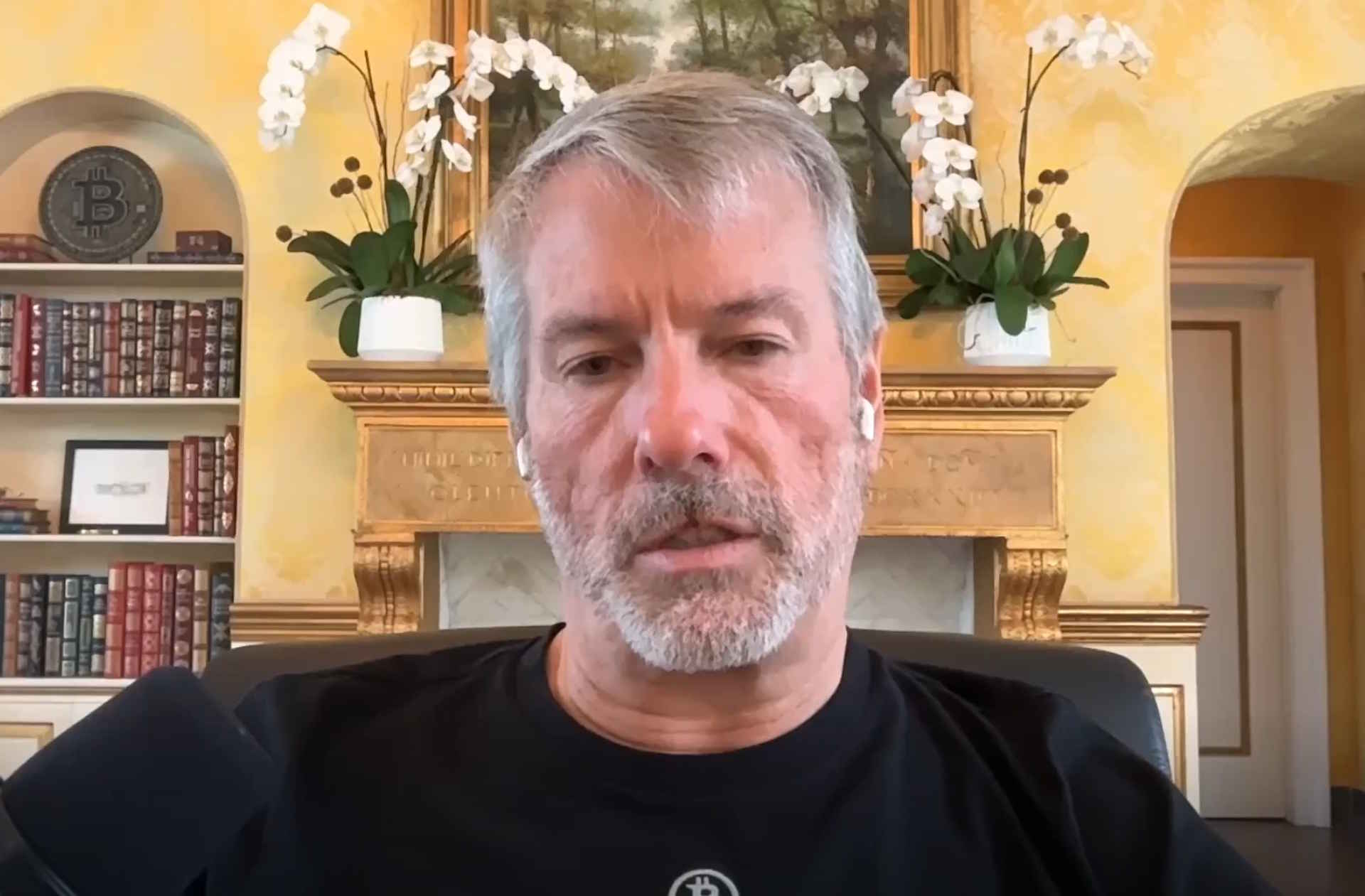 Michael Saylor udzielający wywiadu