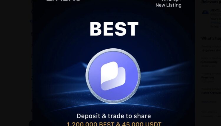 Najlepszy airdrop? Best Wallet Token na MEXC, a Bitcoin wraca powyżej 90 tys. USD