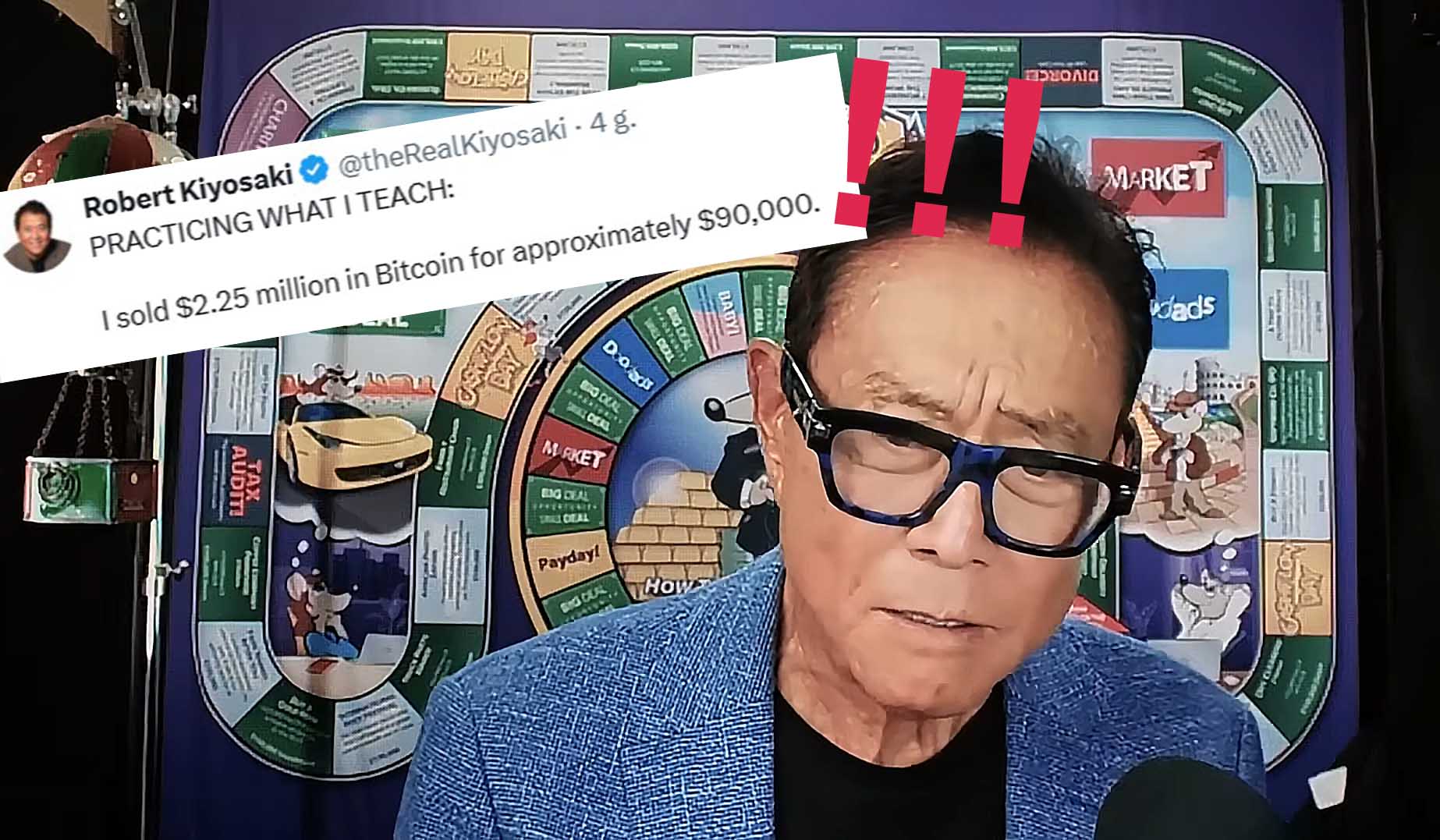 Robert Kiyosaki i jego zasoby Bitcoin