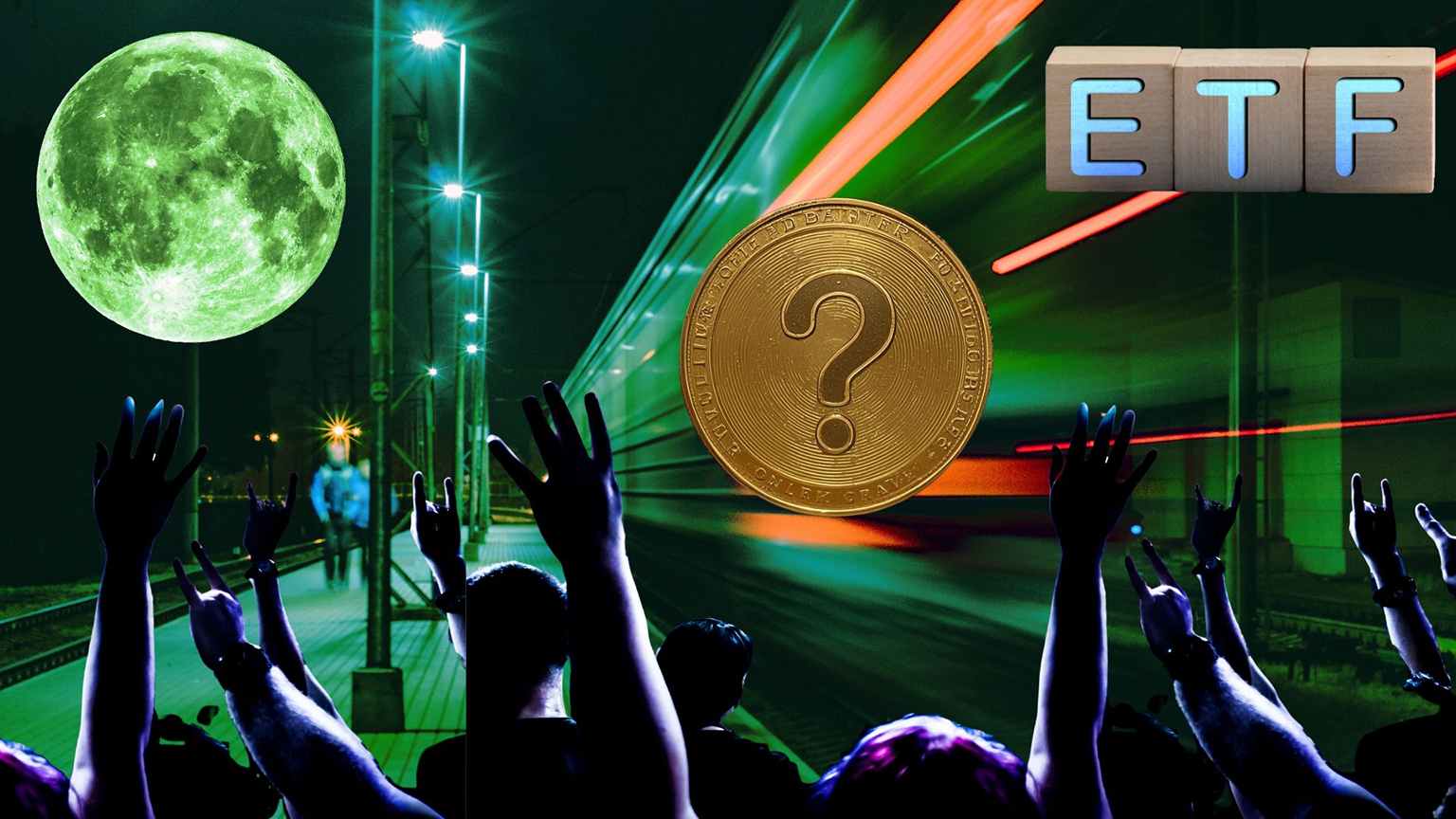 Tajemniczy token gotowy na wzrost dzięki nowym ETF-om. W tle odjazd pociągu z peronu.