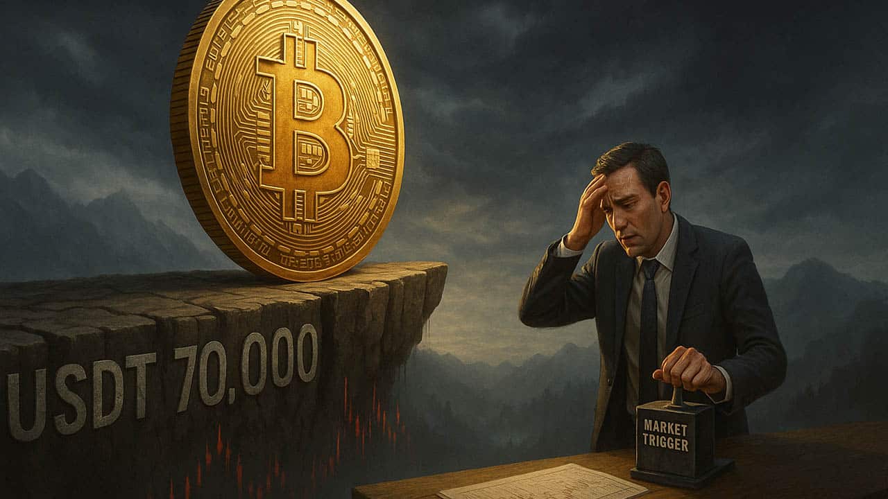 Cena Bitcoina (BTC) może spaść do 70 000 dolarów, jeżeli to się wydarzy