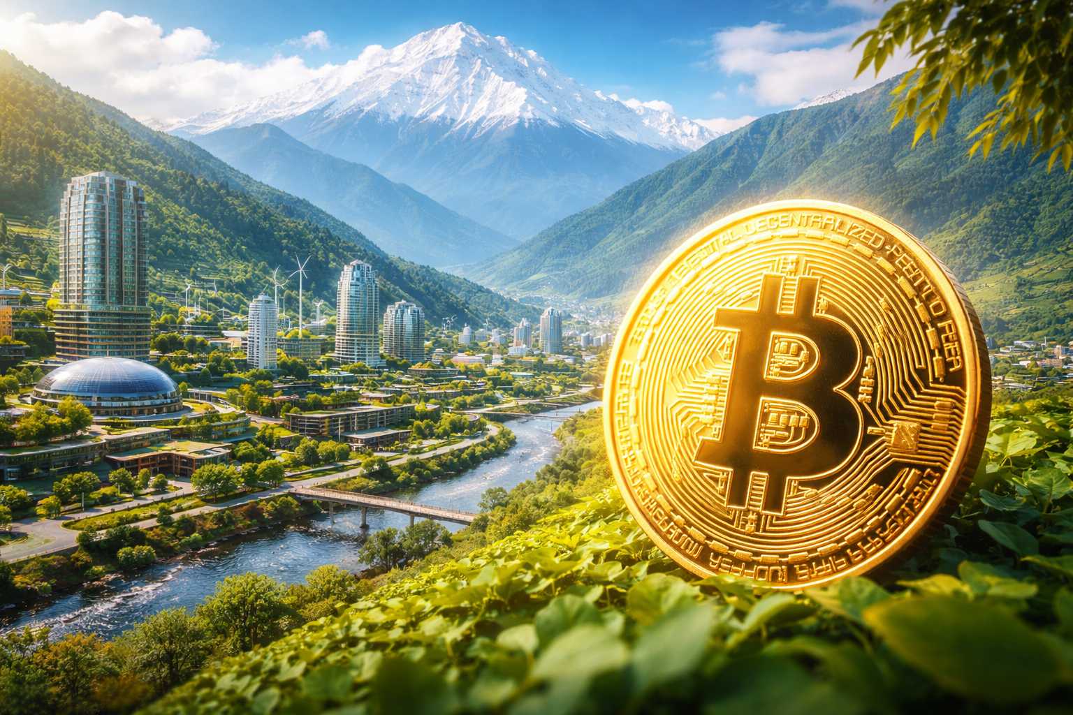 Nowe miasto z bitcoinów? Ten kraj stawia na odważny plan