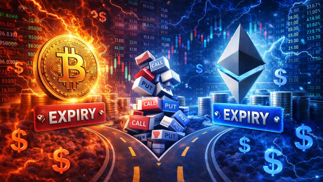 27 miliardów dolarów na stole. Bitcoin i Ethereum przed momentem prawdy na koniec roku