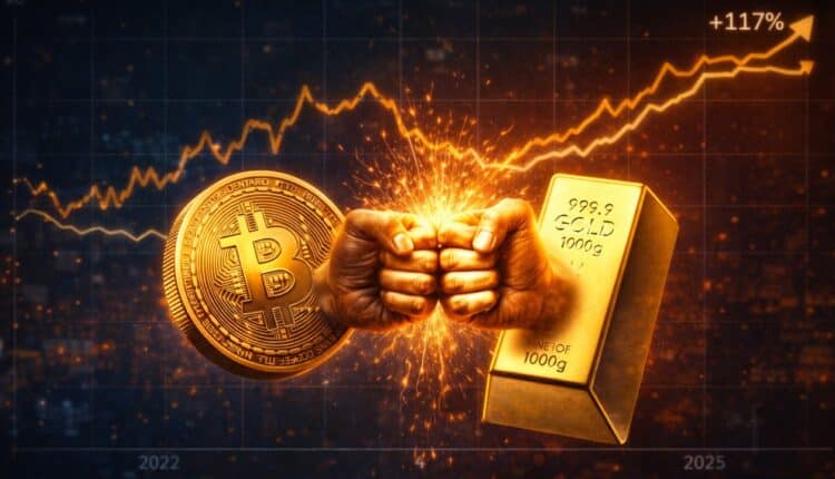 Bitcoin i złoto mogą sobie zbić piątkę! Dwa lata, dwa aktywa, jeden wynik