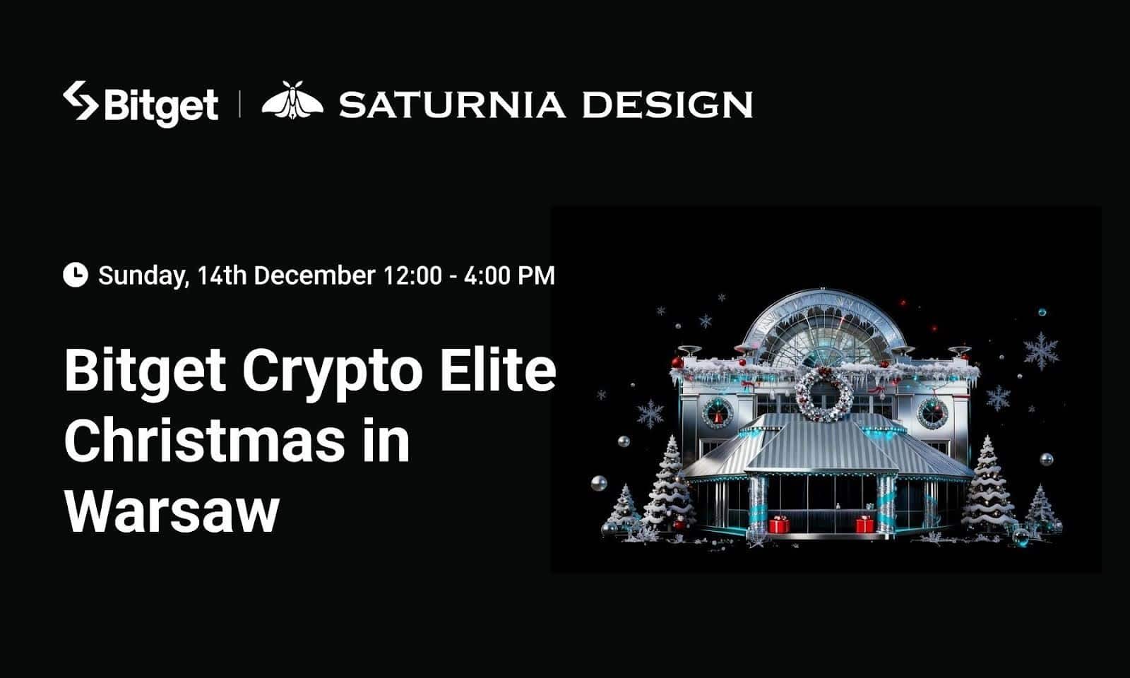 Bitget Crypto Elite by Saturnia Design: Świąteczna Edycja w Warszawie