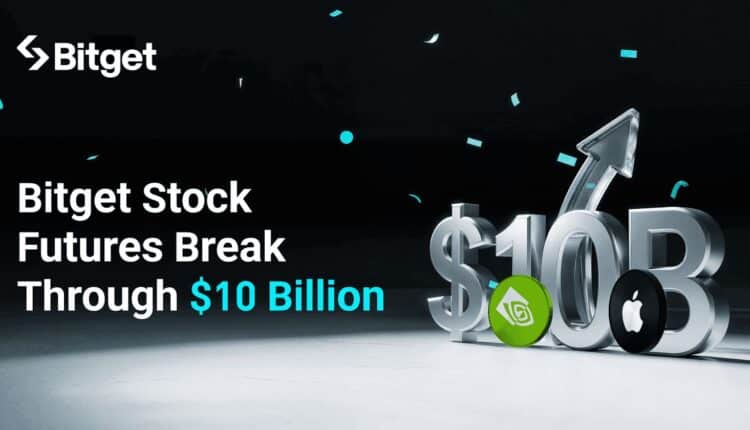 Boom na tokenizowane akcje: Bitget notuje ponad 10 mld USD w obrotach kontraktami futures