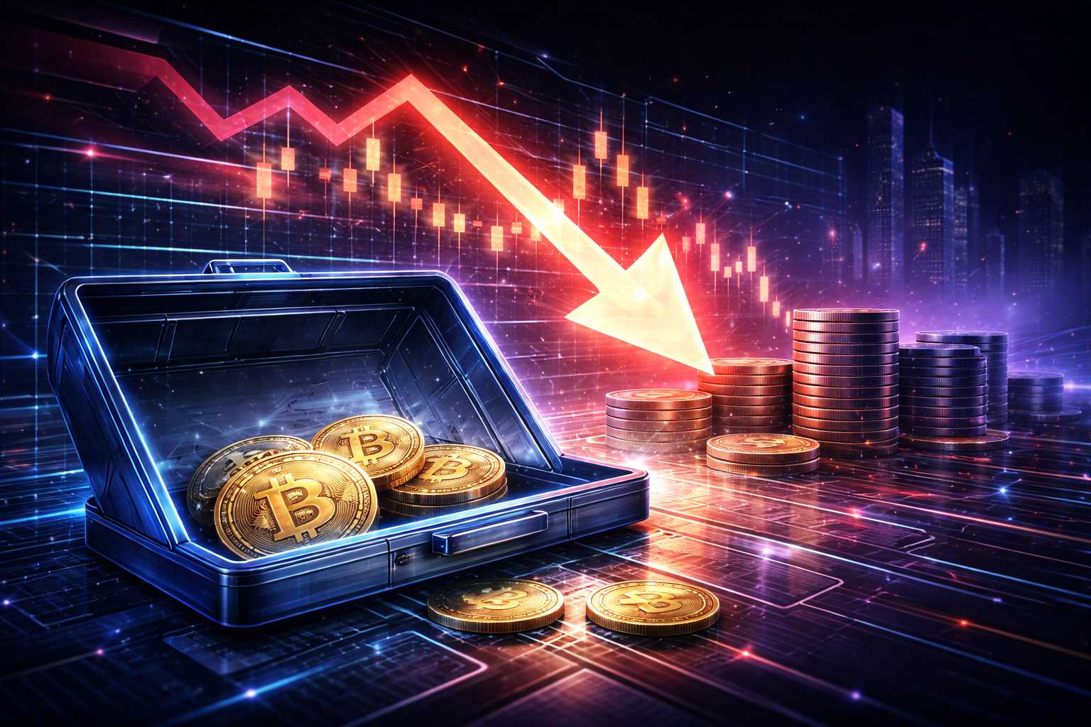 Bitcoin znika z giełd, ale cena spada. Oto prawdziwy powód!