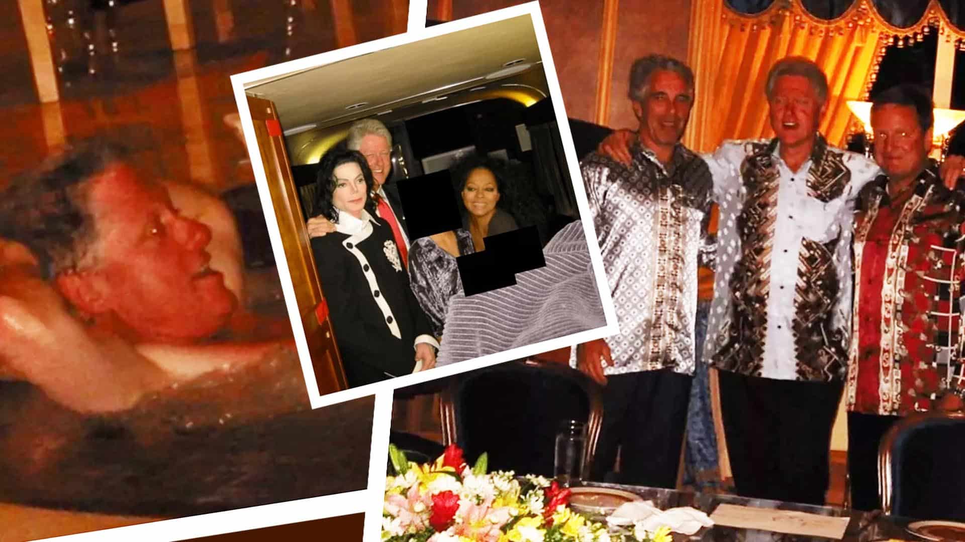 Akta Epsteina ujawnione! Zdjęcia Clintona w jacuzzi i basenie szokują Amerykę